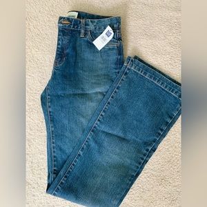 NWT Womens Gap Long & Lean Flare Denim Jeans Sz 4